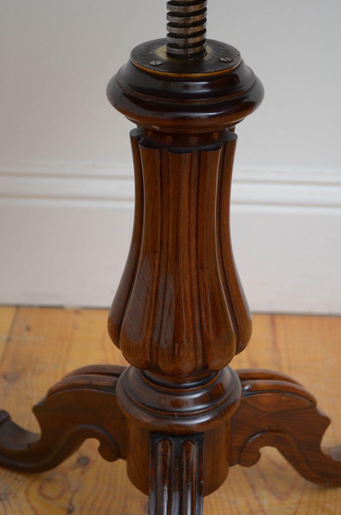 William IV Rosewood Piano Stool For Sale 2