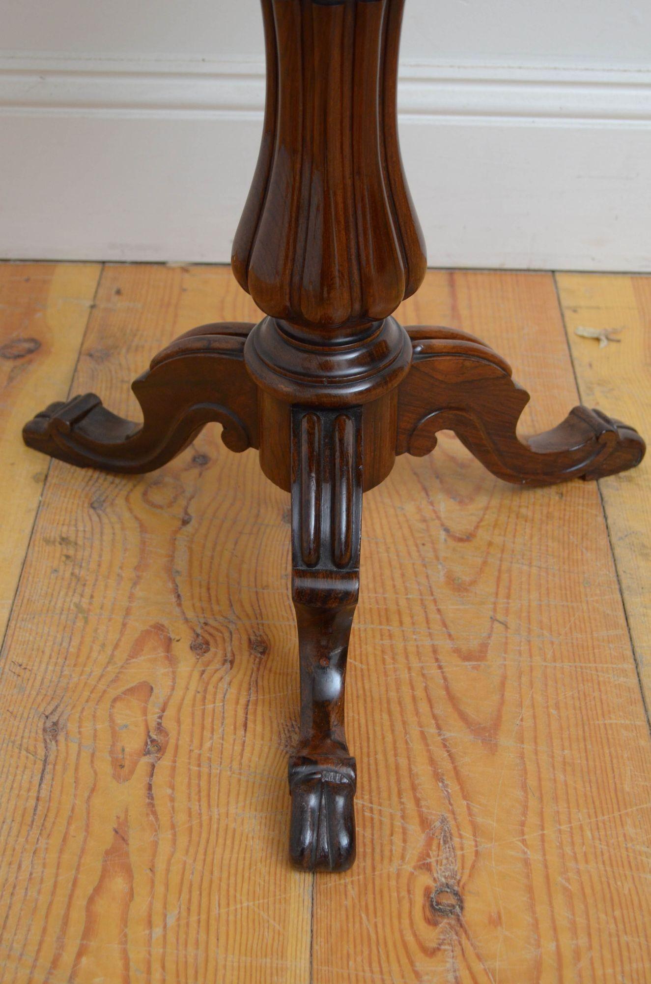 William IV Rosewood Piano Stool For Sale 3