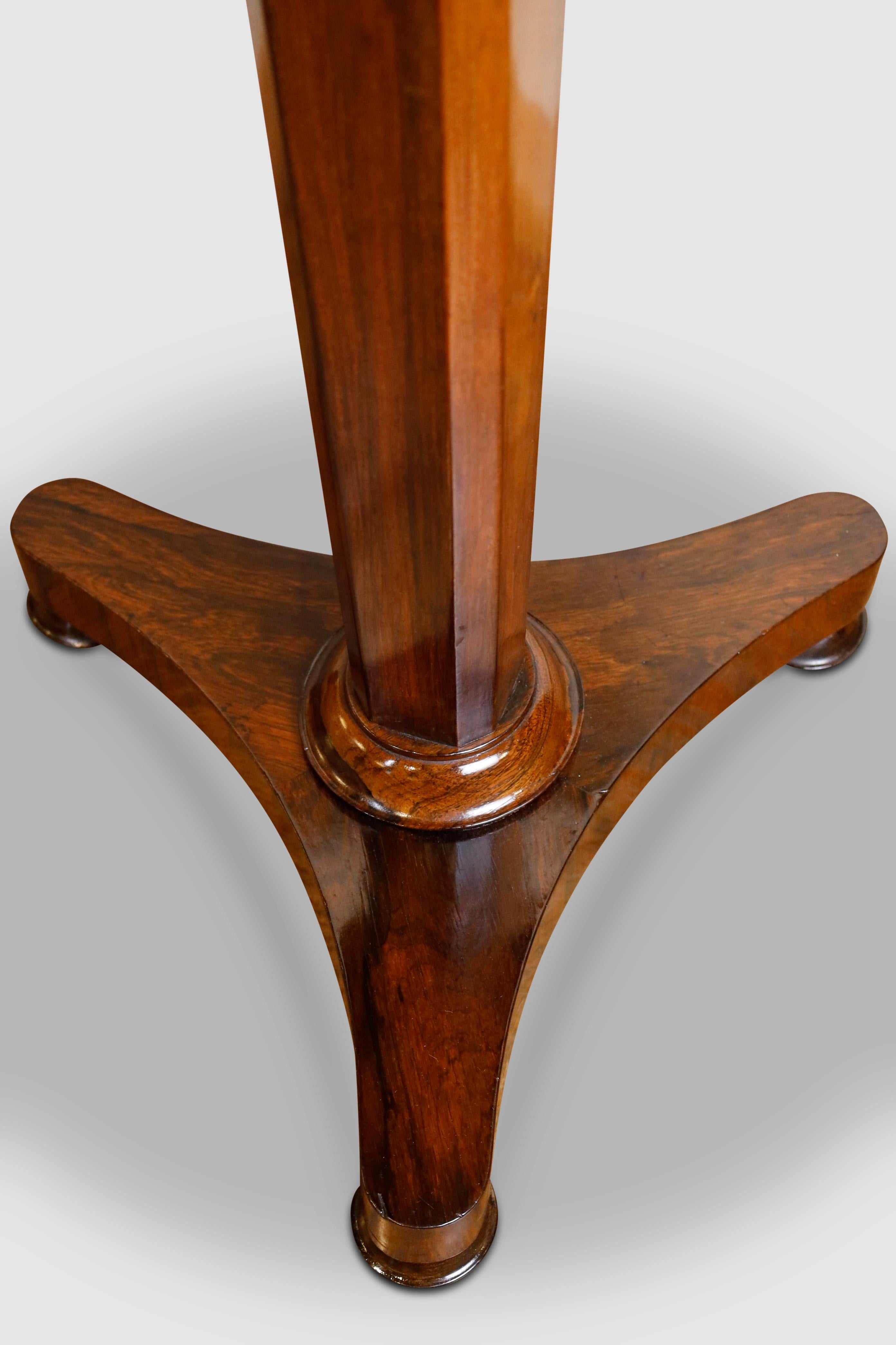 William IV Rosewood Side Table For Sale 1