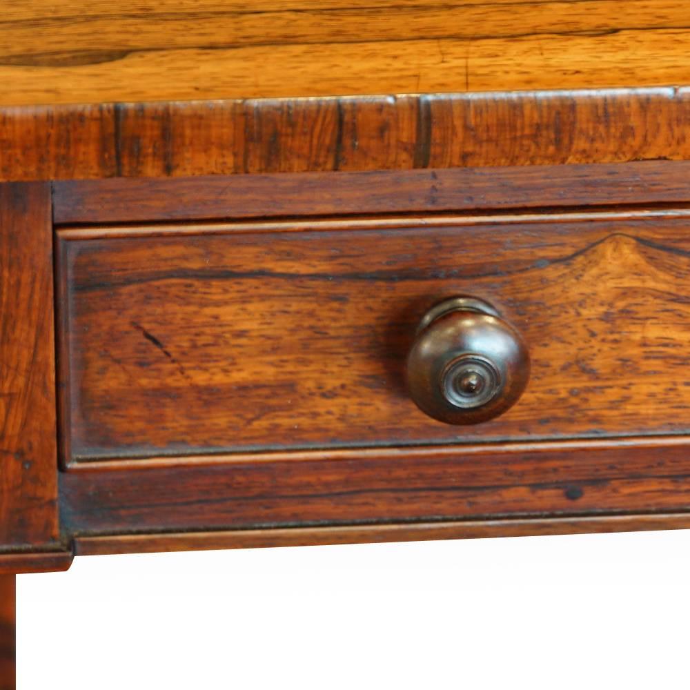 William IV Rosewood Small Library Table For Sale 2