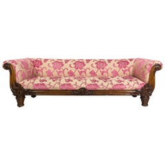 Canapé William IV en bois de rose