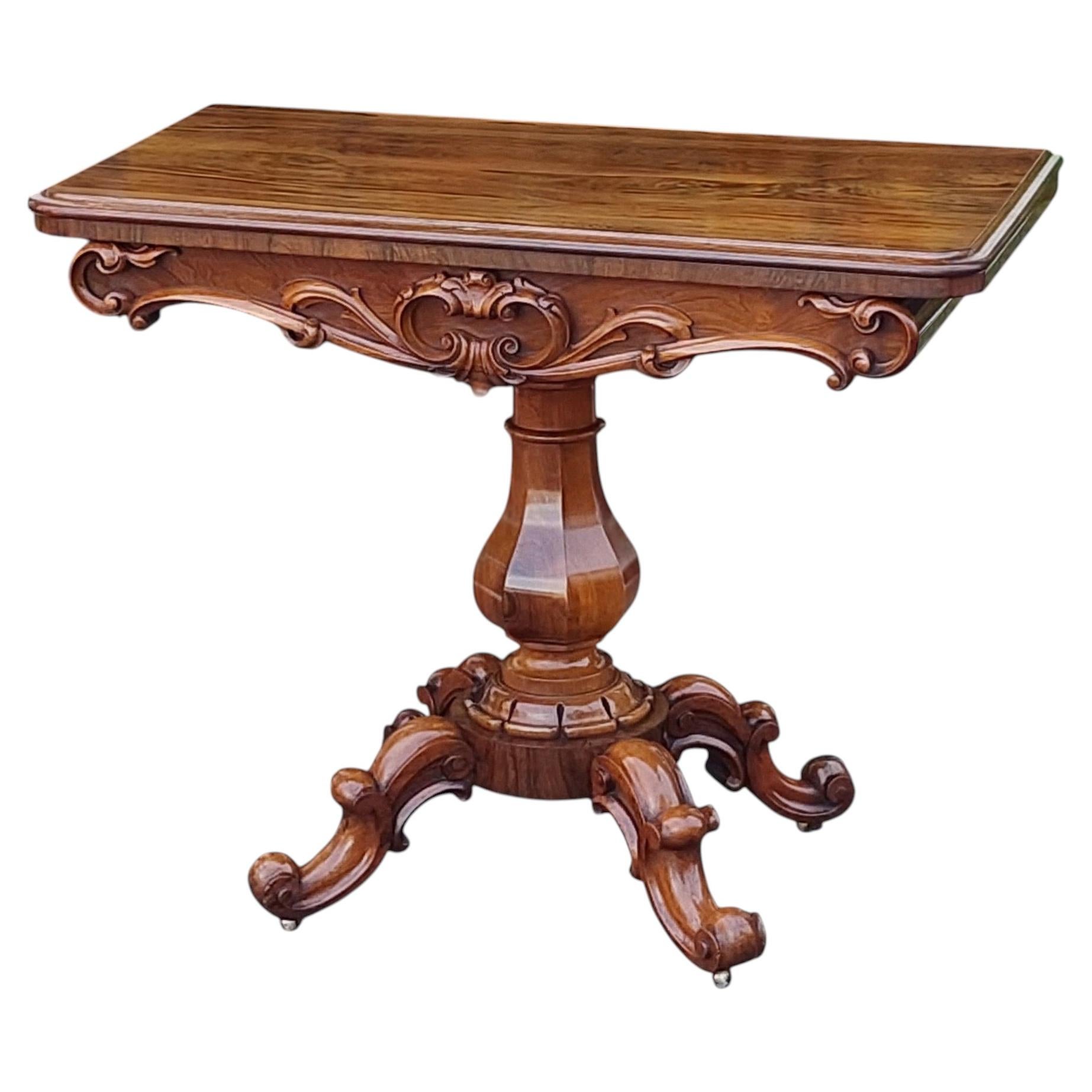 William IV Rosewood Tea Table