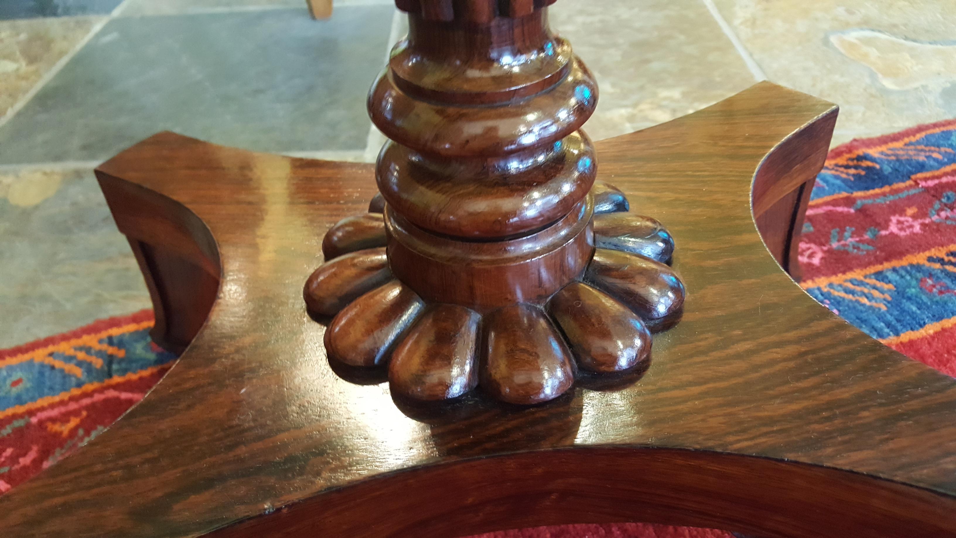 William IV Rosewood Teapoy For Sale 5