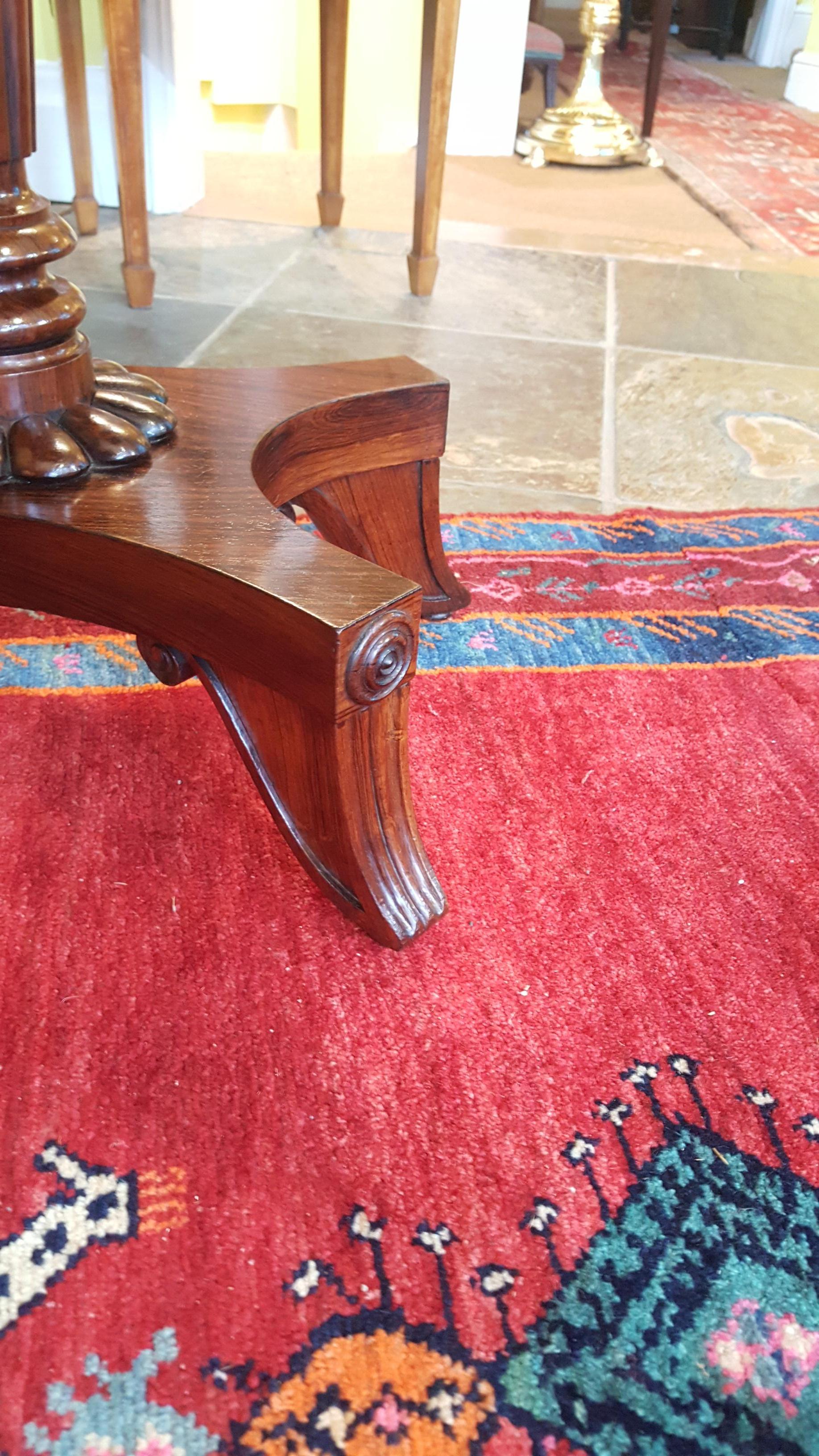 William IV Rosewood Teapoy For Sale 2