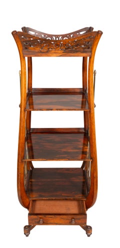 William IV Rosewood Whatnot