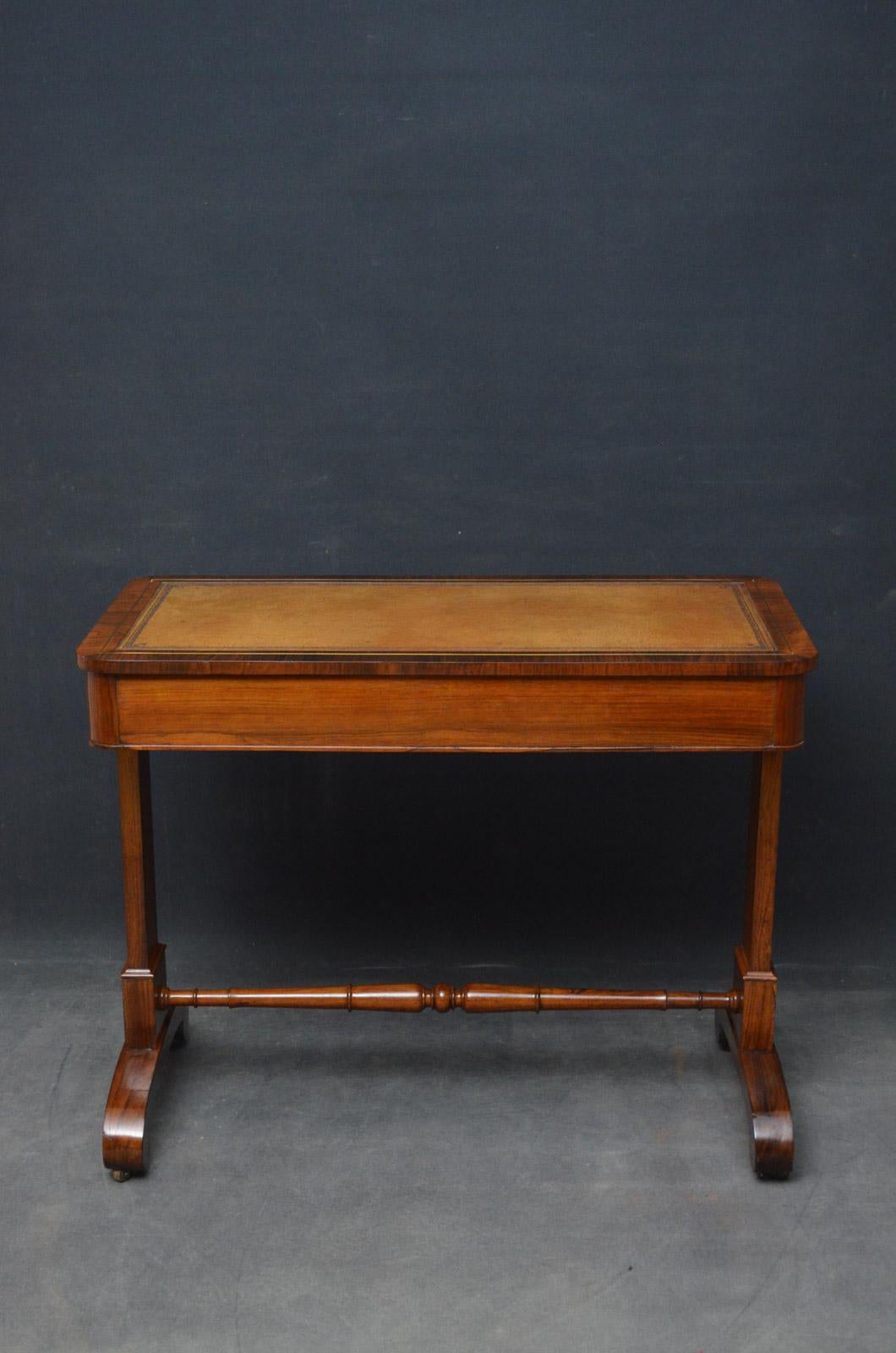 William iv Rosewood Writing Table 4