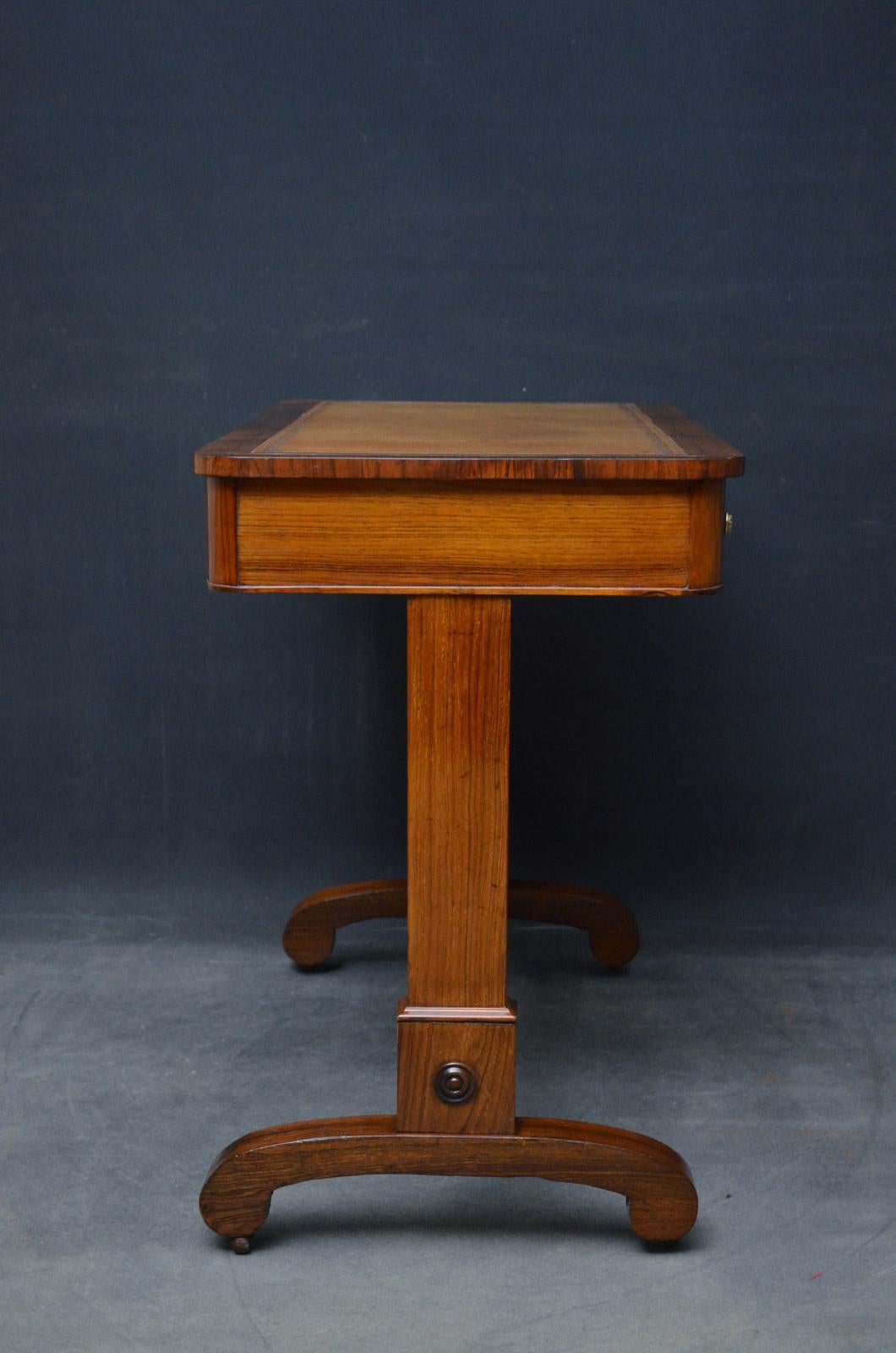 William iv Rosewood Writing Table 5