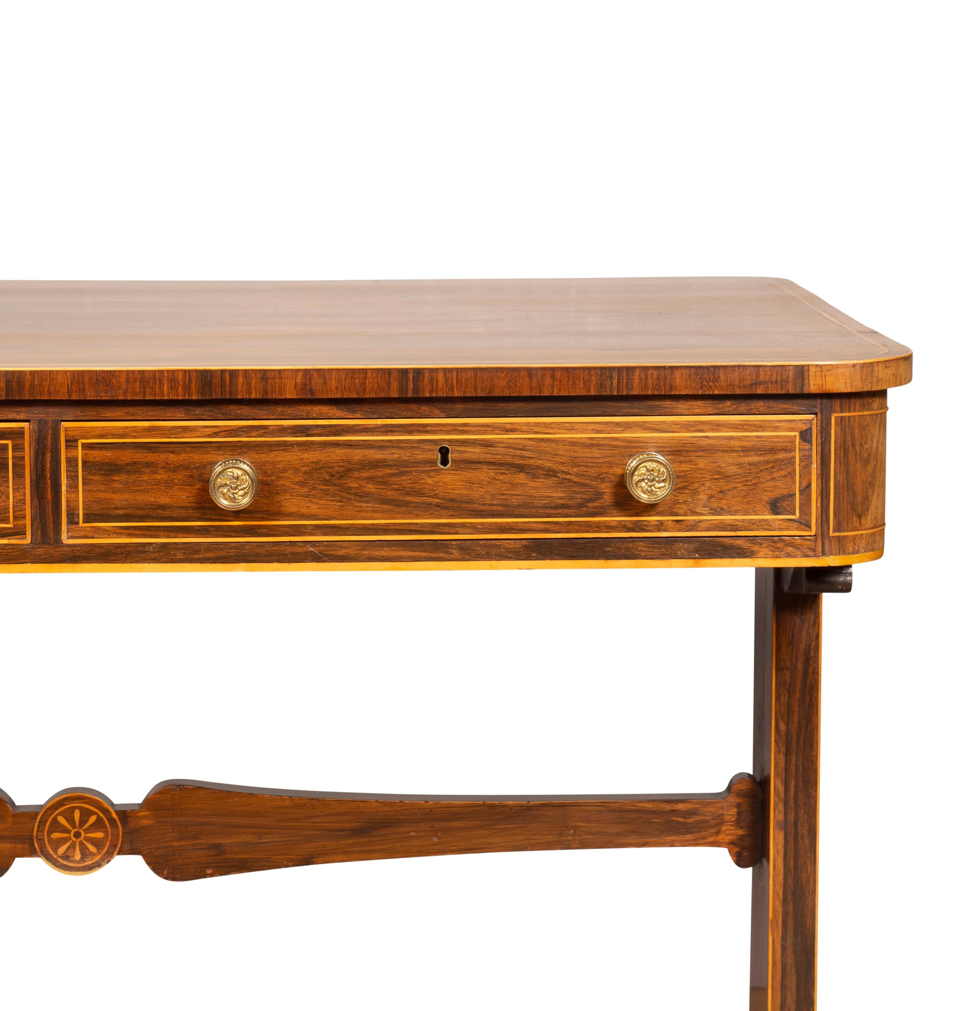 William IV Rosewood Writing Table For Sale 9