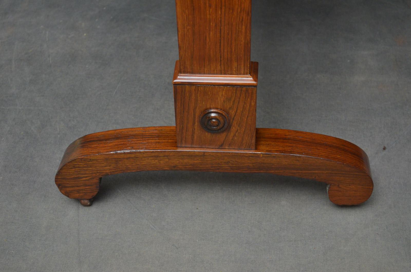 William iv Rosewood Writing Table 2