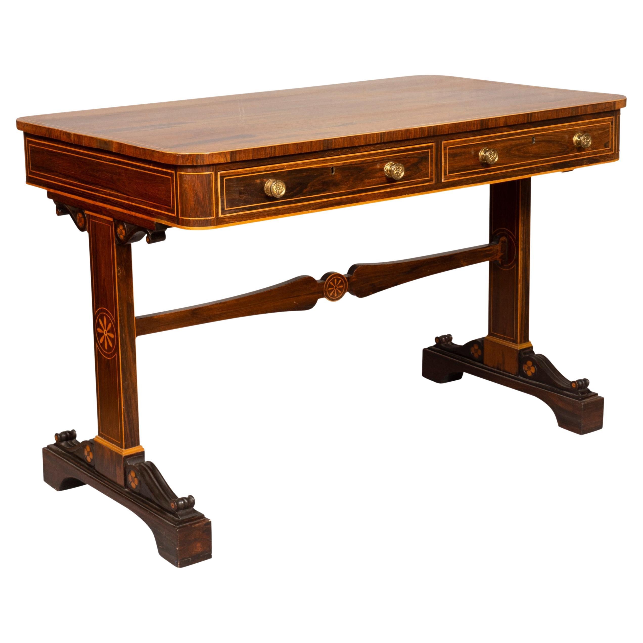 William IV Rosewood Writing Table For Sale