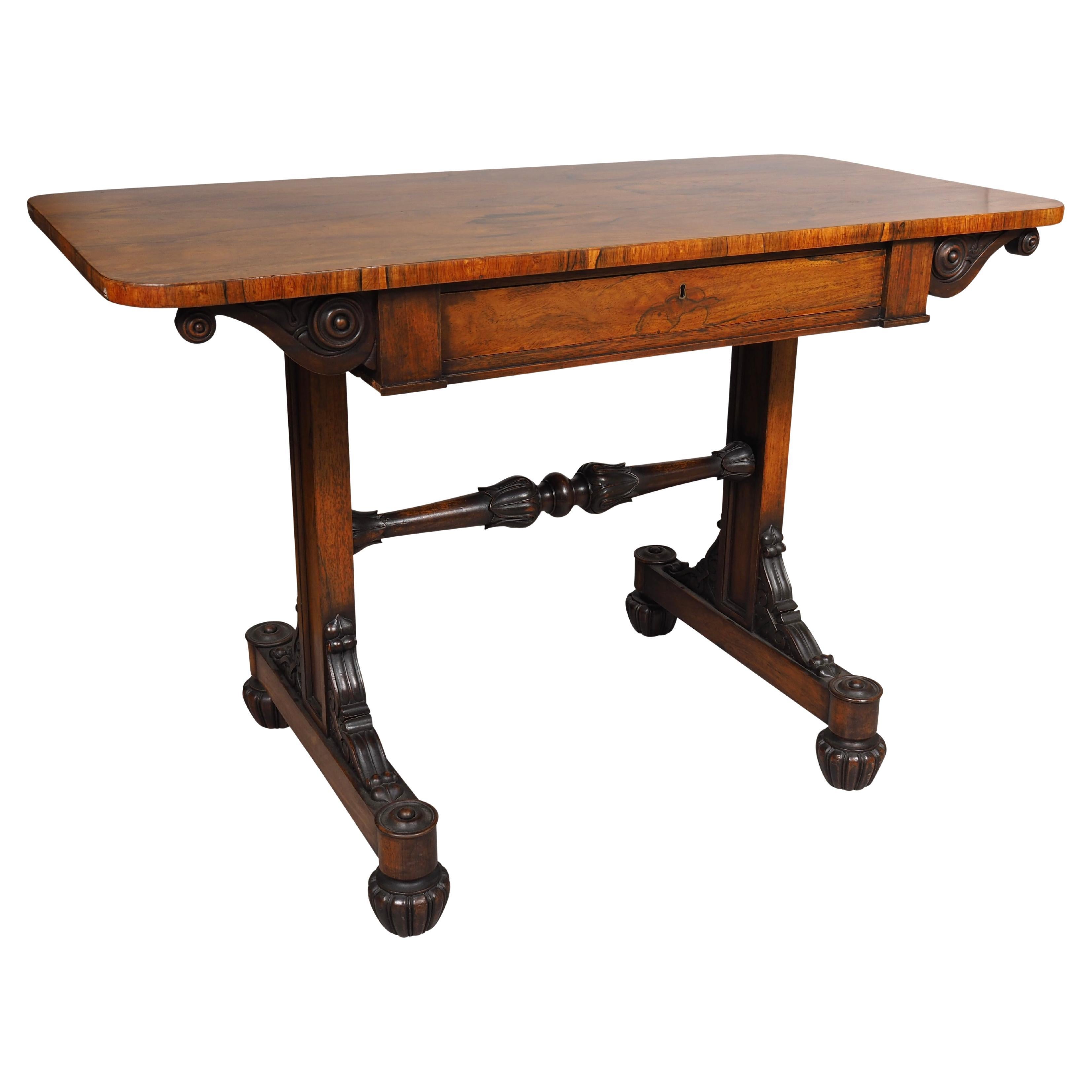 William IV Rosewood Writing Table