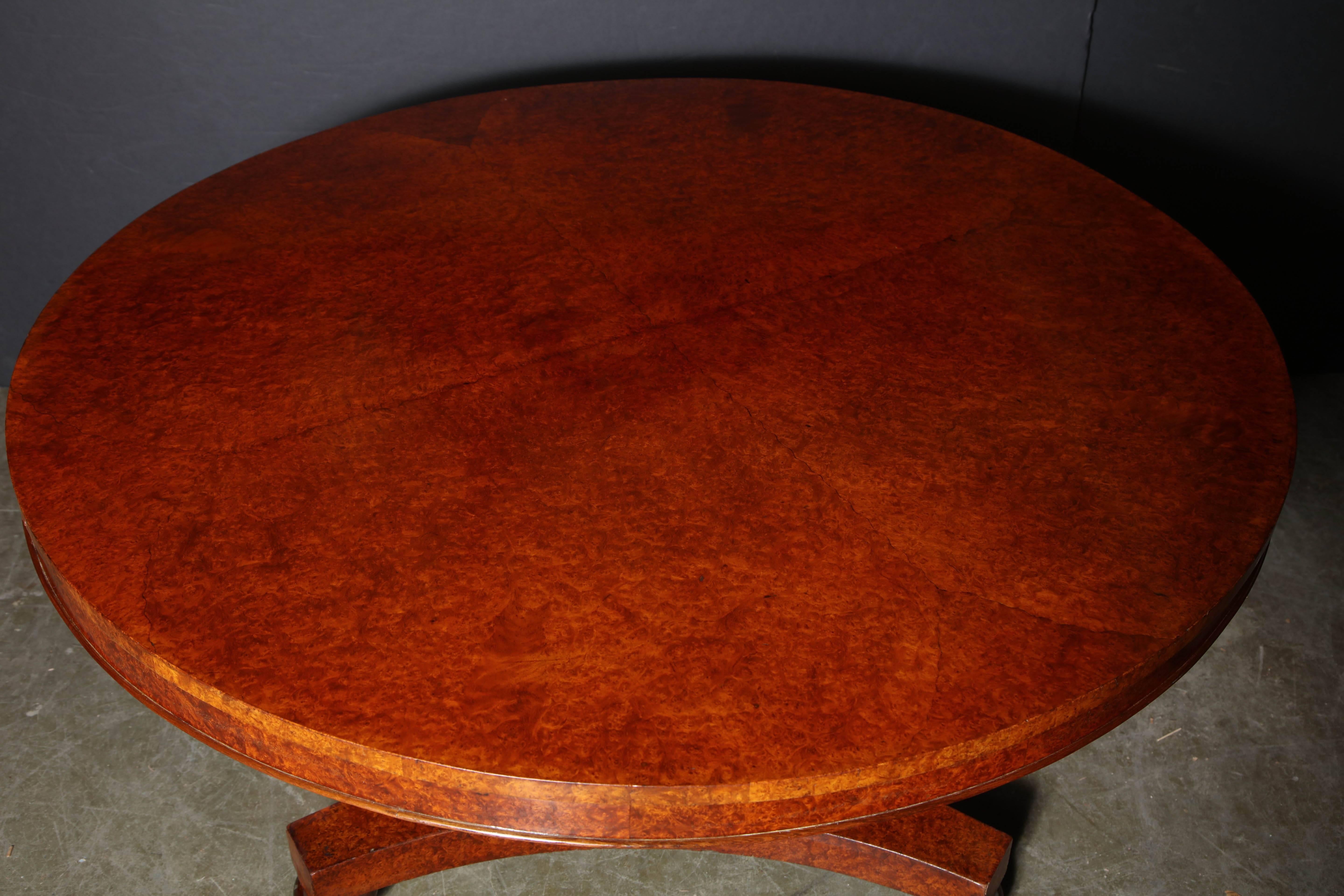 19th Century William IV Round Centre Table