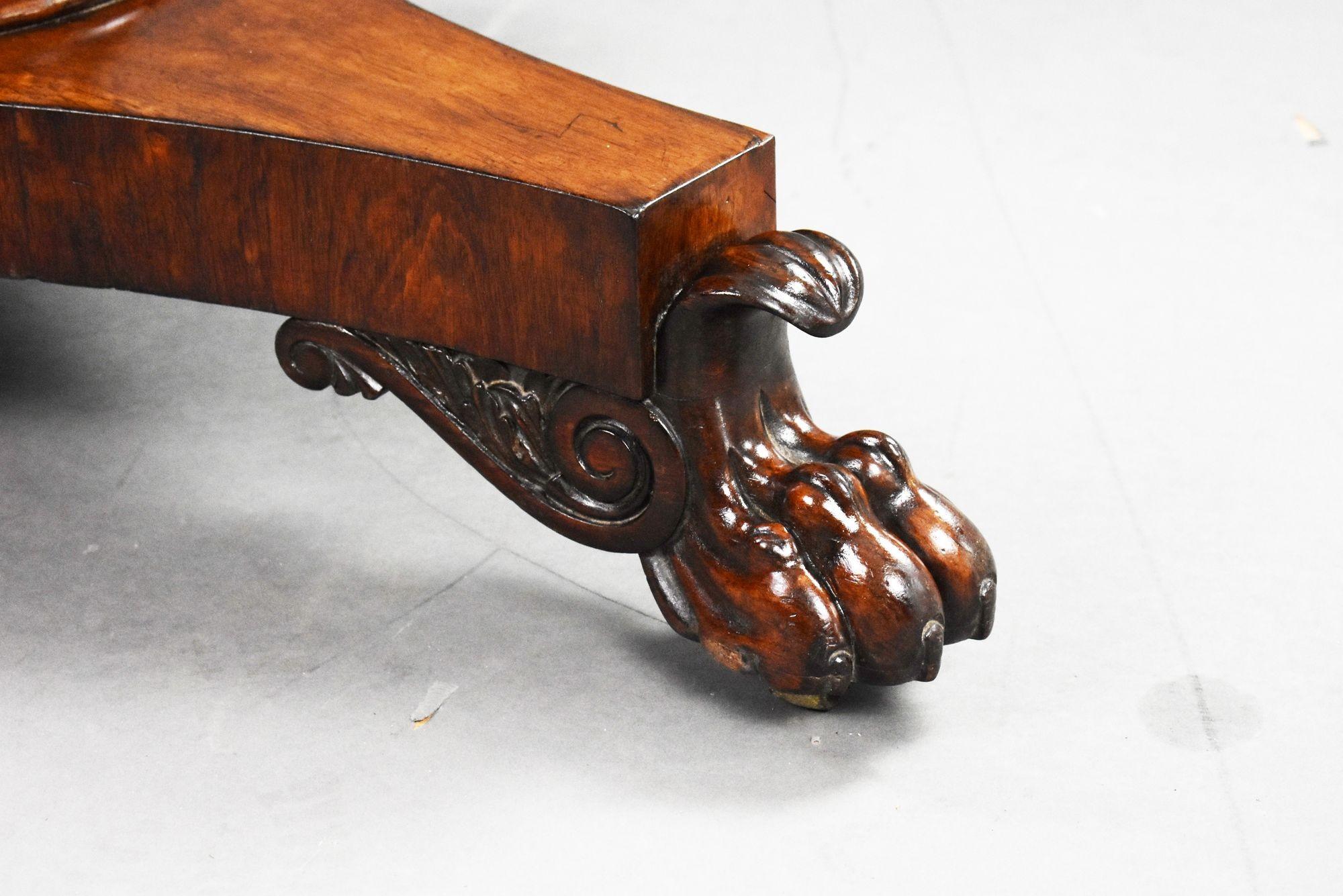 William IV Round Rosewood Breakfast Table 2