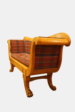 William IV Satin Walnut Sofa