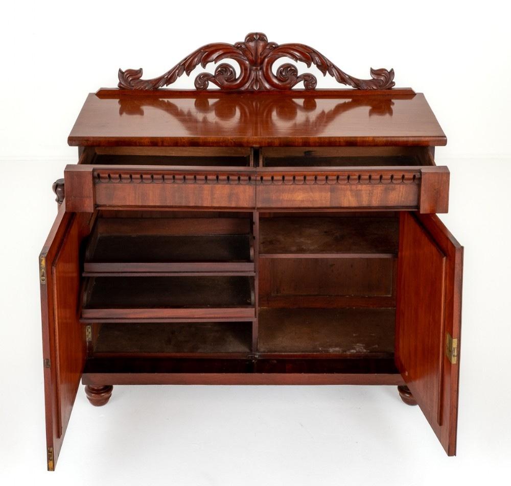 William IV Side Cabinet Mahogany Sideboard 1860 1