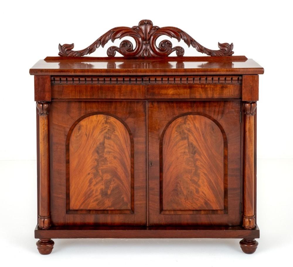 William IV Side Cabinet Mahogany Sideboard 1860 2