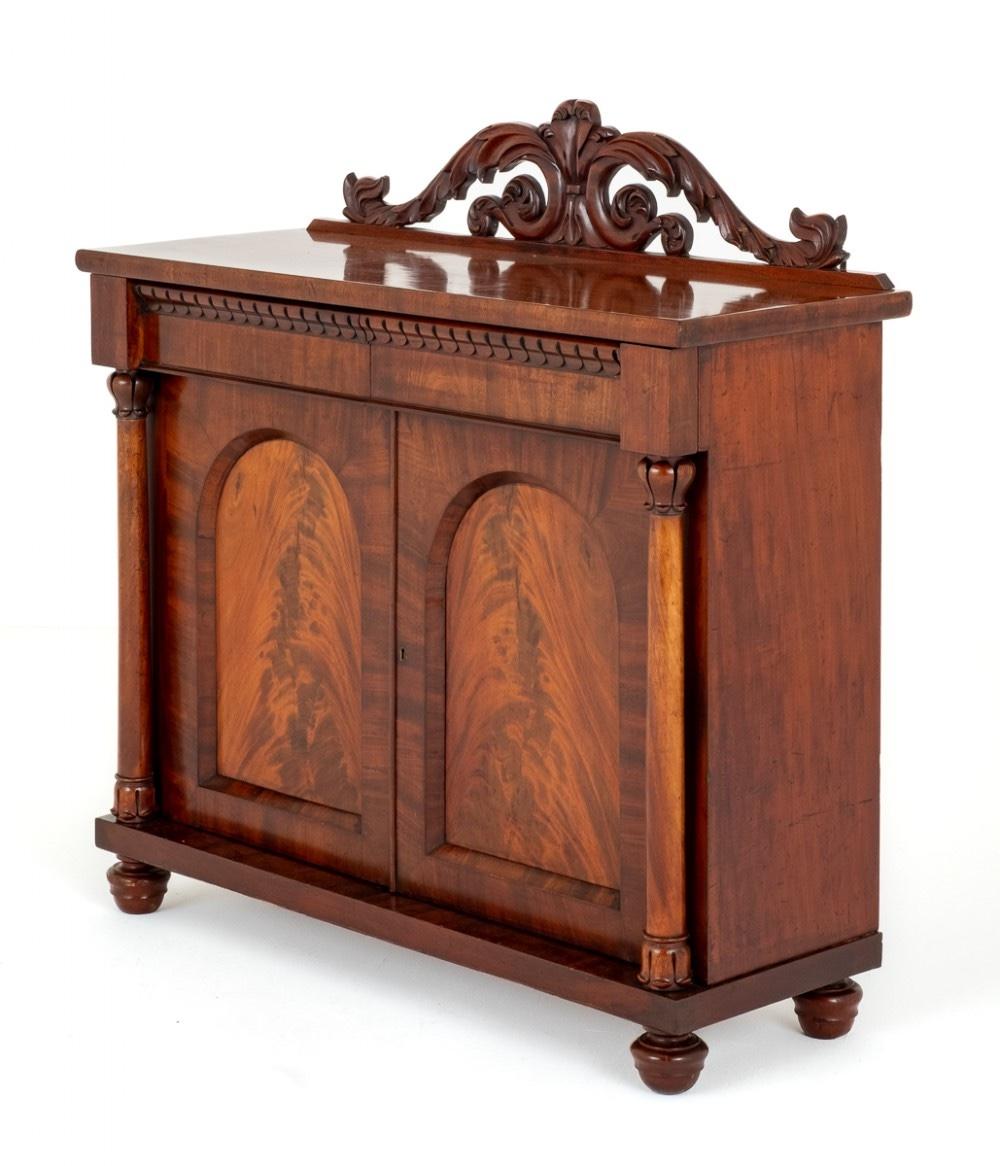 William IV Side Cabinet Mahogany Sideboard 1860 3