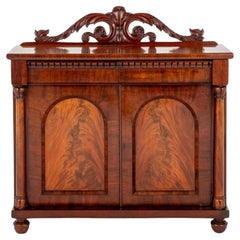 Antique William IV Side Cabinet Mahogany Sideboard 1860