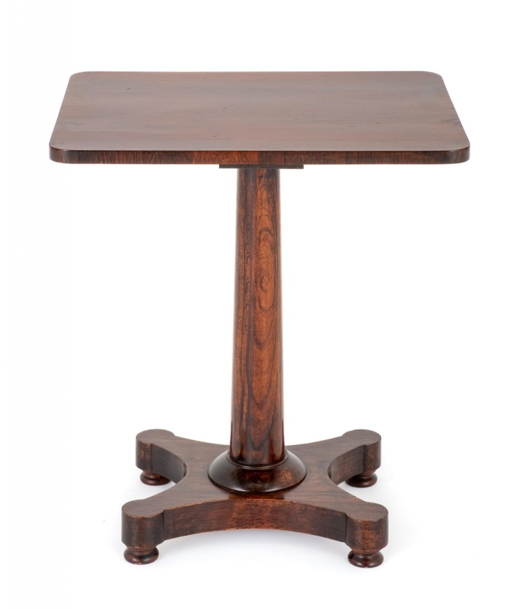 XIXe siècle William IV Side Table Rosewood Occasional Tables en vente