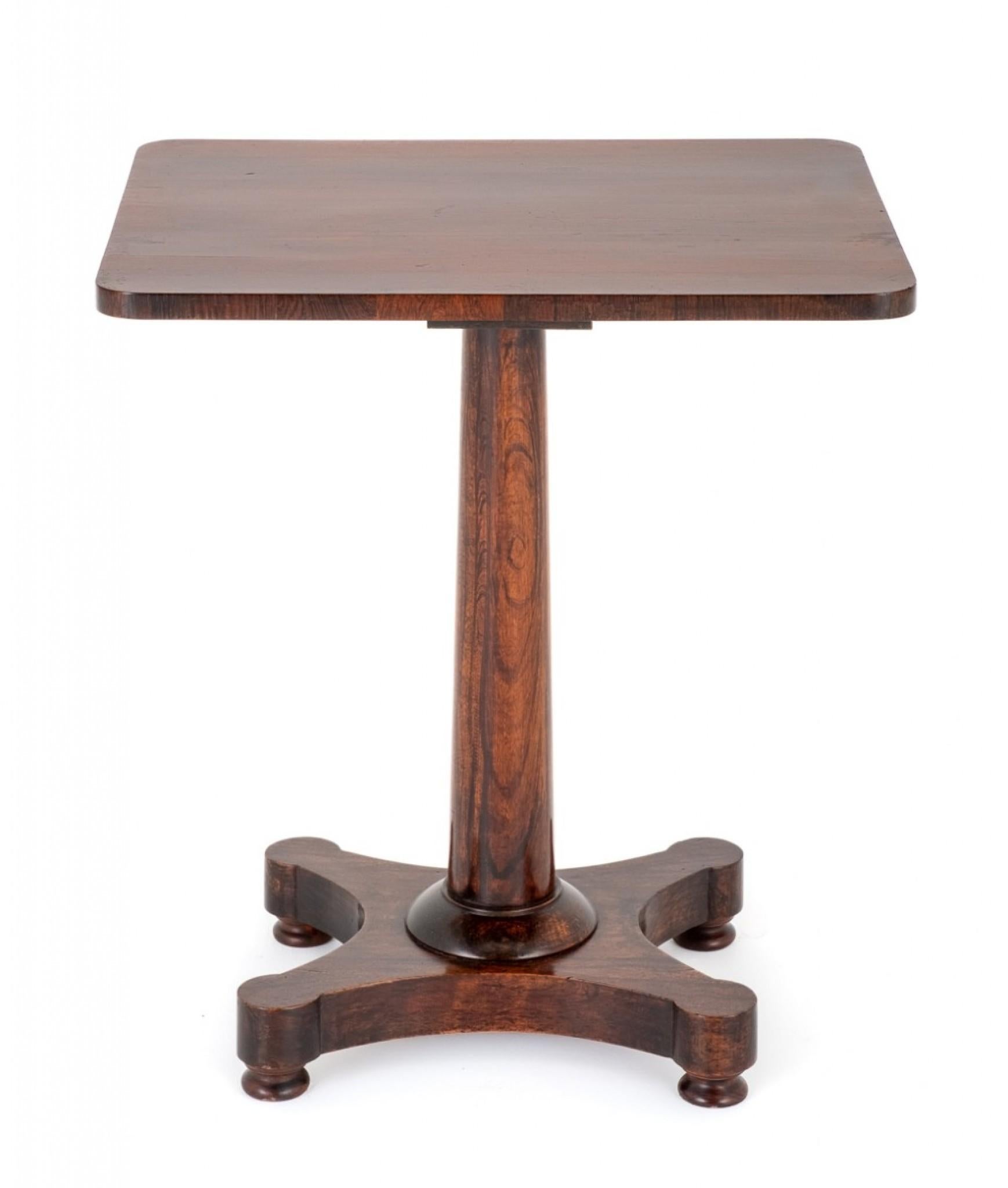 William IV Side Table Rosewood Occasional Tables 1