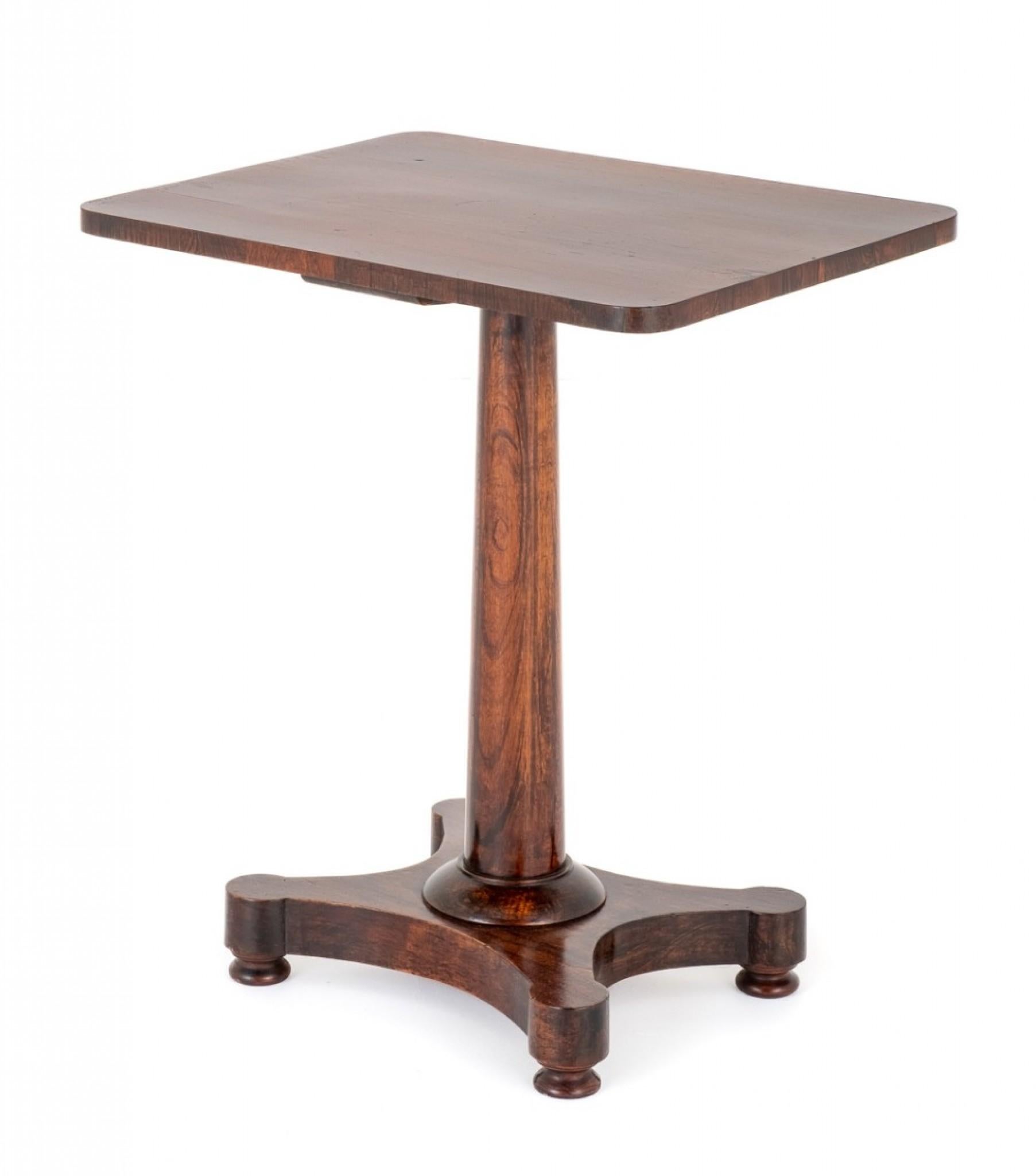Bois de rose William IV Side Table Rosewood Occasional Tables en vente