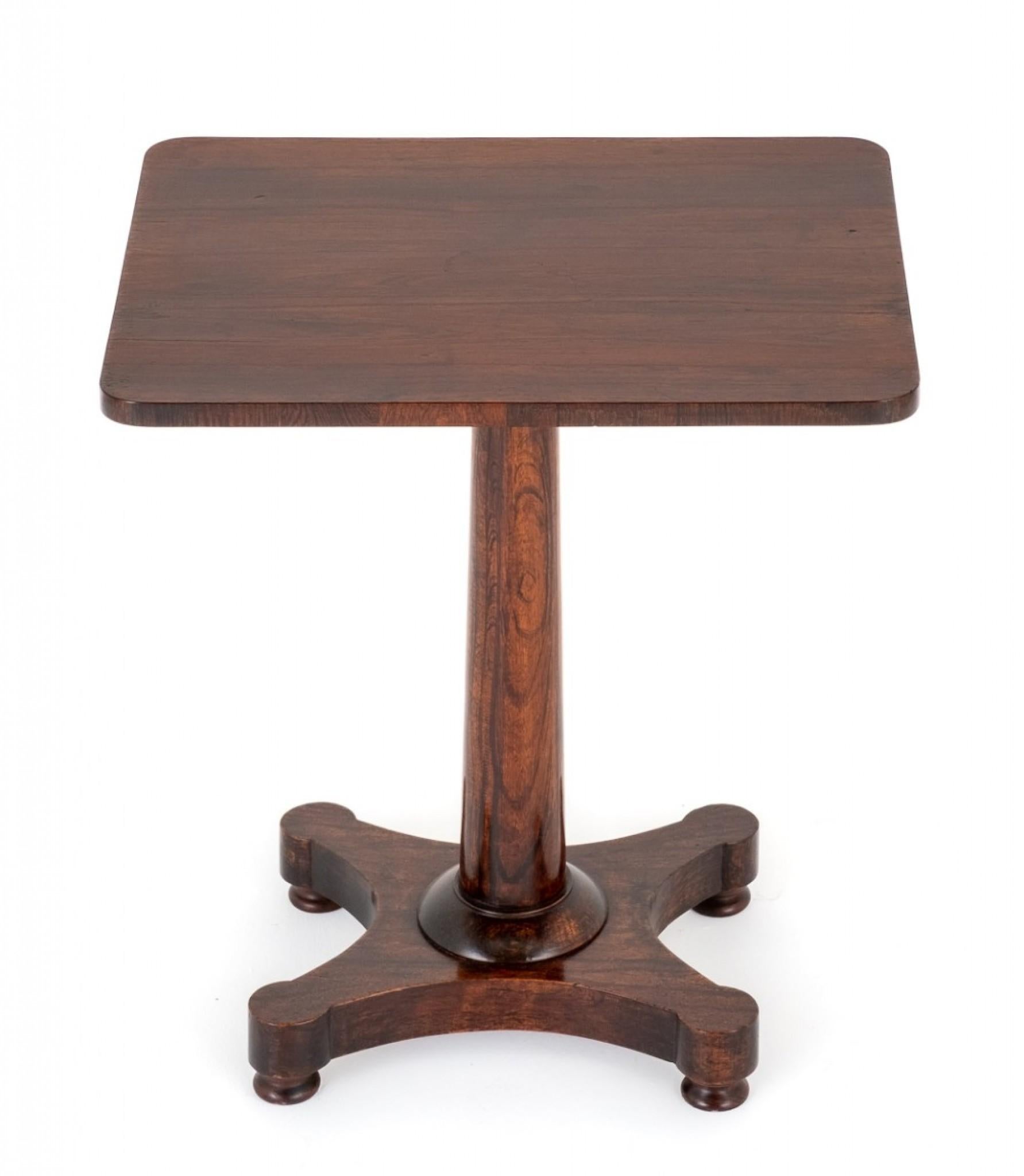 William IV Side Table Rosewood Occasional Tables en vente 1