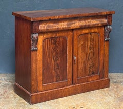 William IV Sideboard or Chiffonier Server of Mahogany with Acanthus Leaf Accents