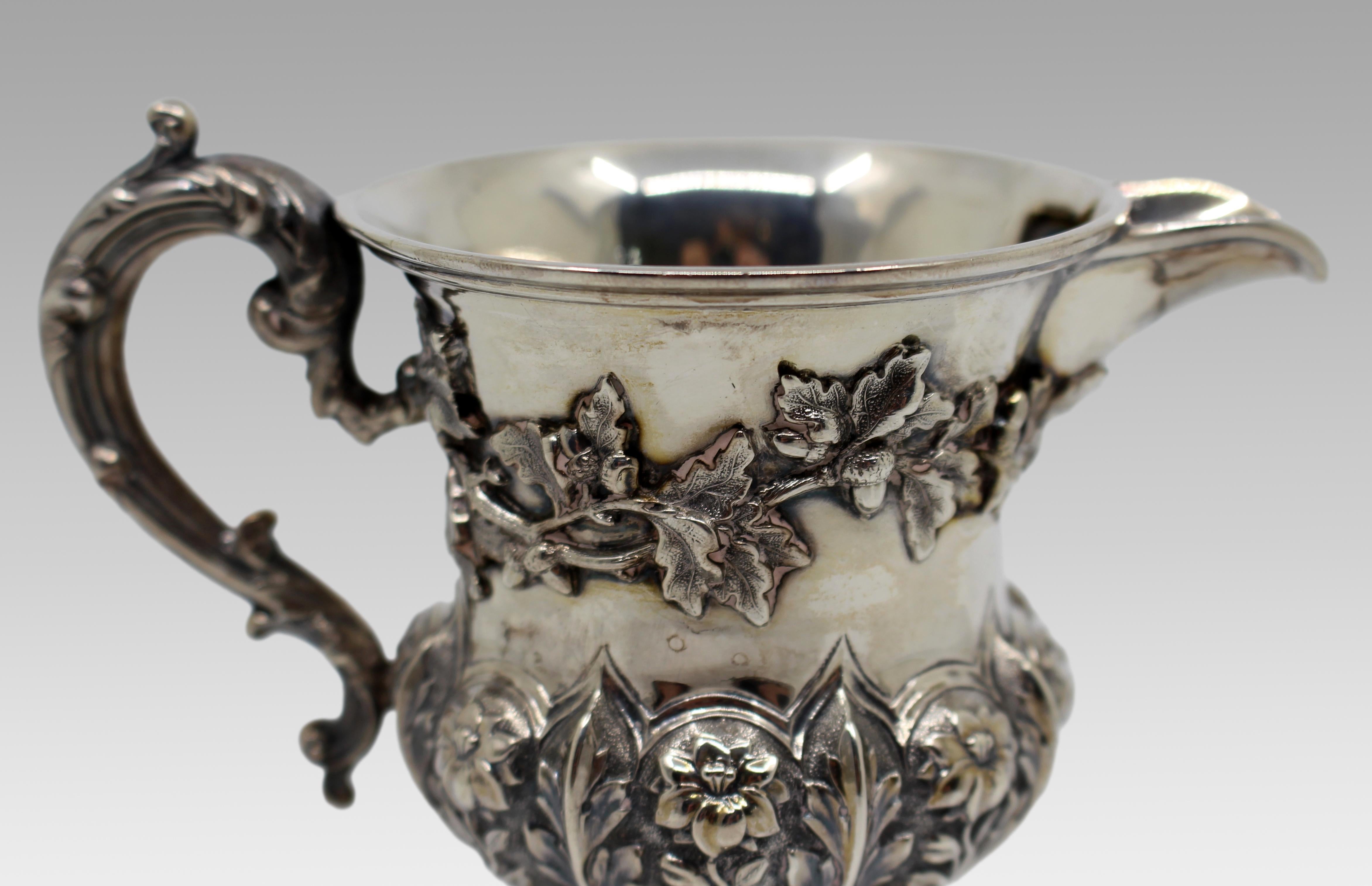 William IV Silver Cream Jug by Barnard Brothers, London, 1834 For Sale 3