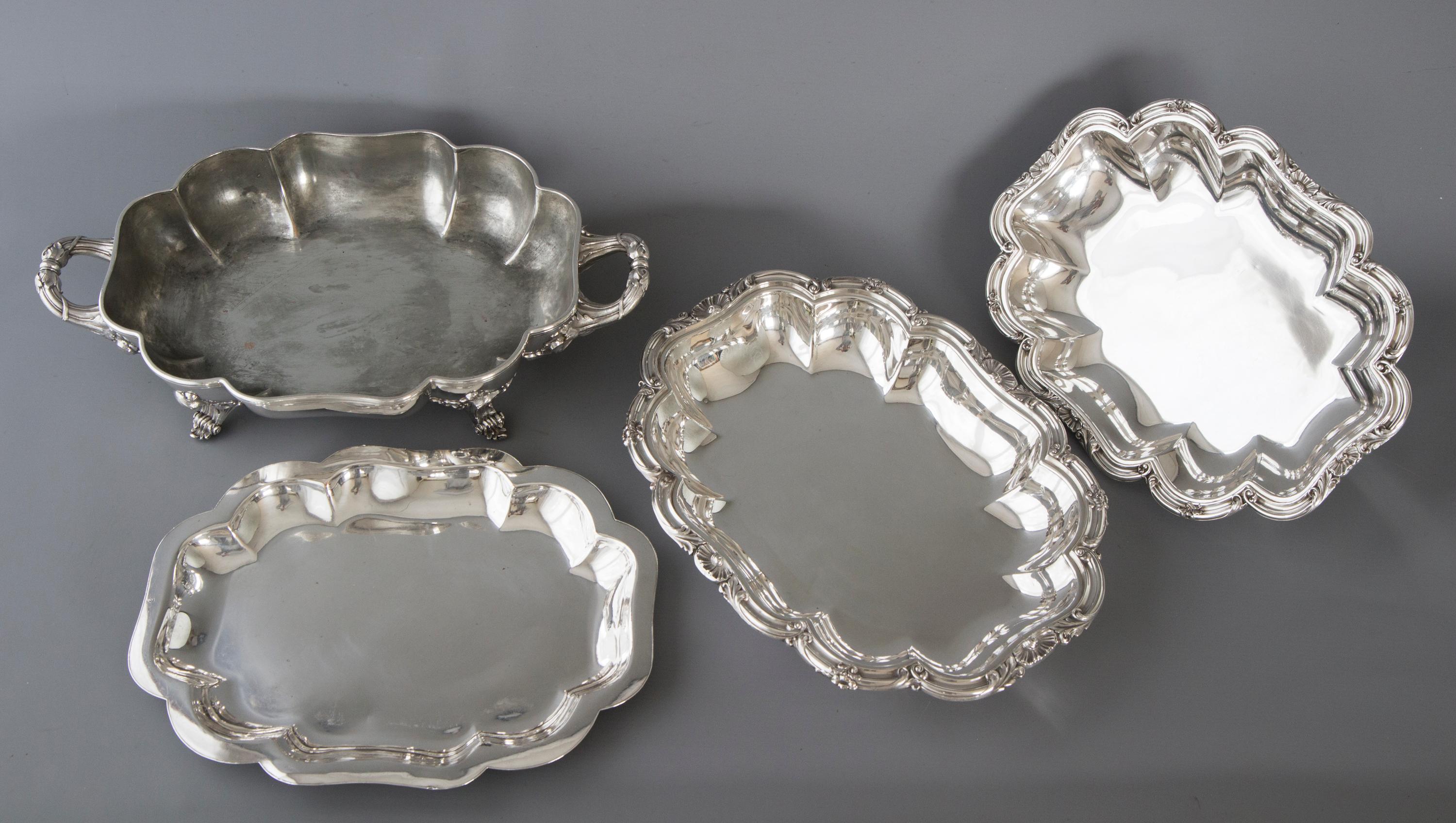 British William IV Silver Entree Dish and Warmer Sheffield, 1832