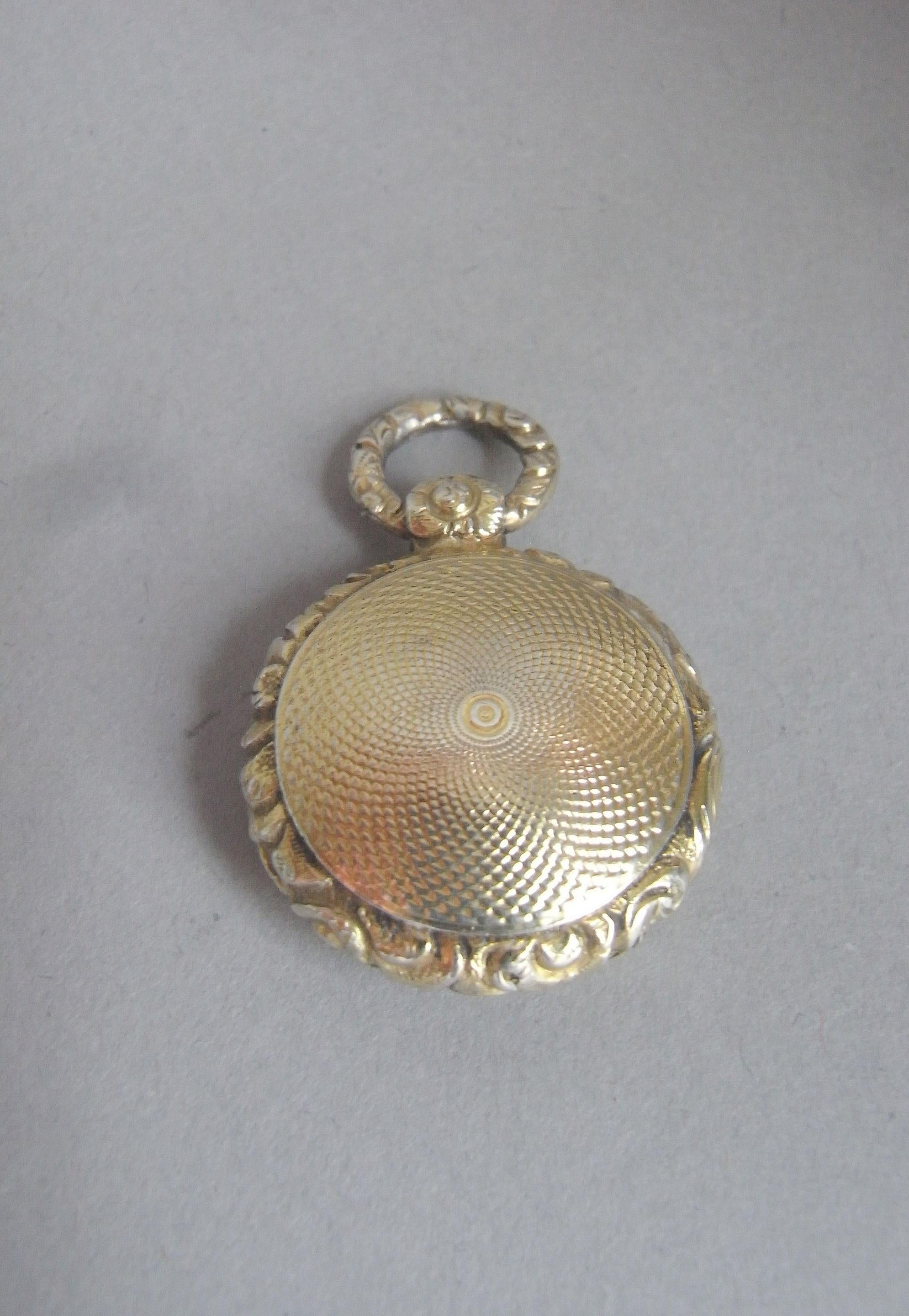 William IV Silver Gilt Vinaigrette by Thomas Shaw, 1831 In Good Condition For Sale In London, GB