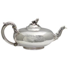 William IV Silver Tea Pot, Paul Storr for Storr & Mortimer, London, 1832