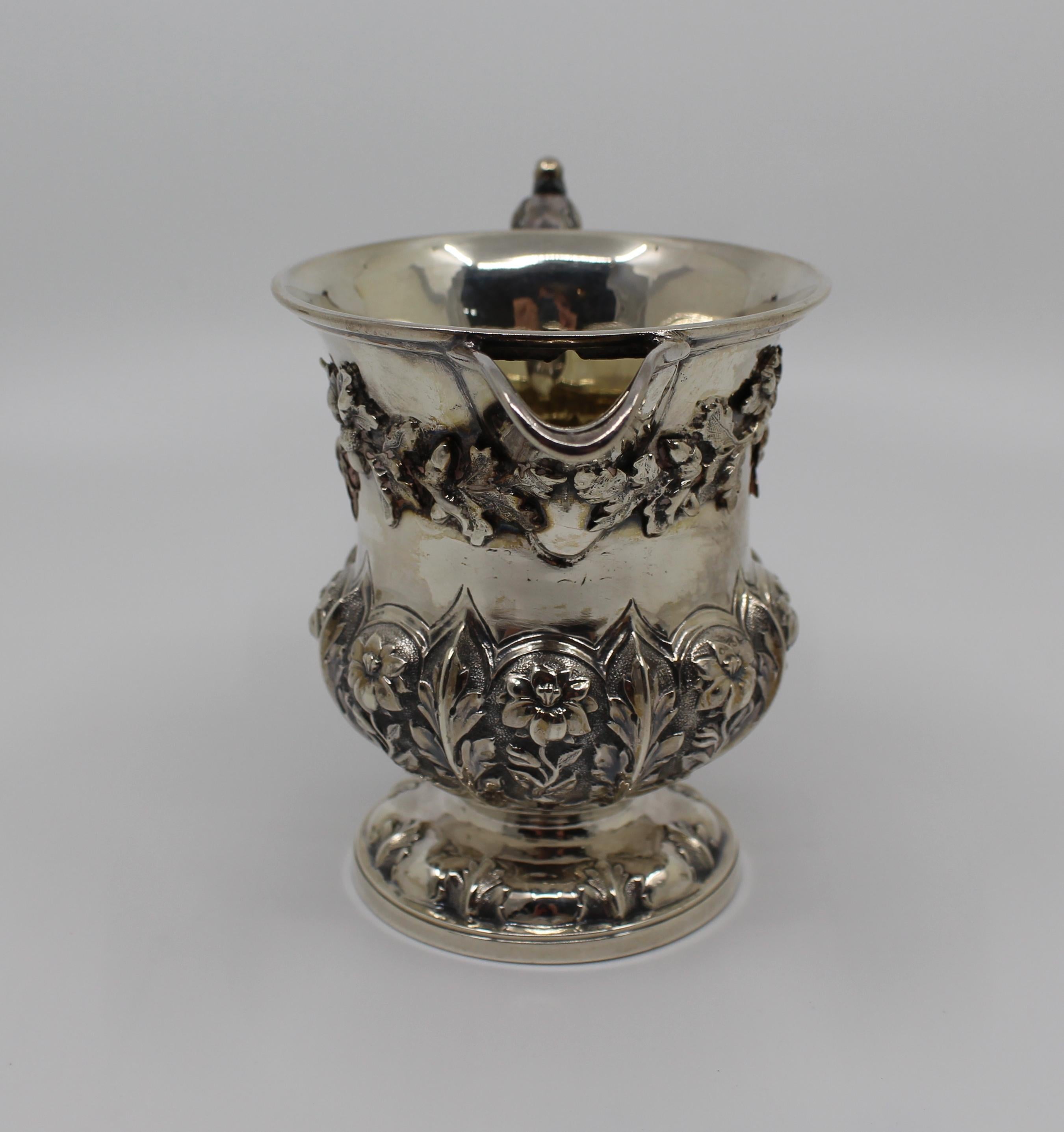 Pichet à crème en argent massif William IV de Barnard, Londres 1834 en vente 1