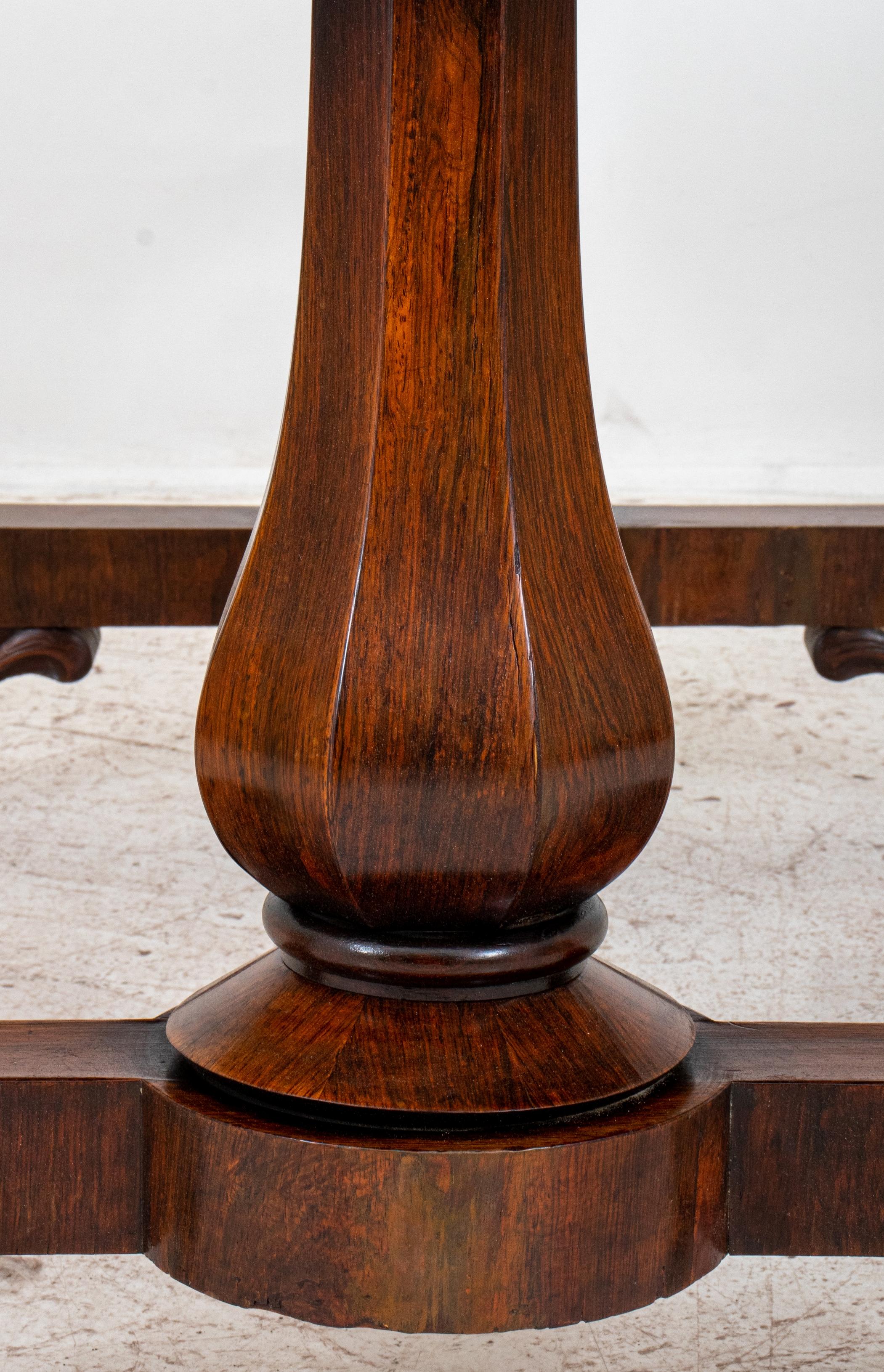 William IV Style Rosewood Library Table 7