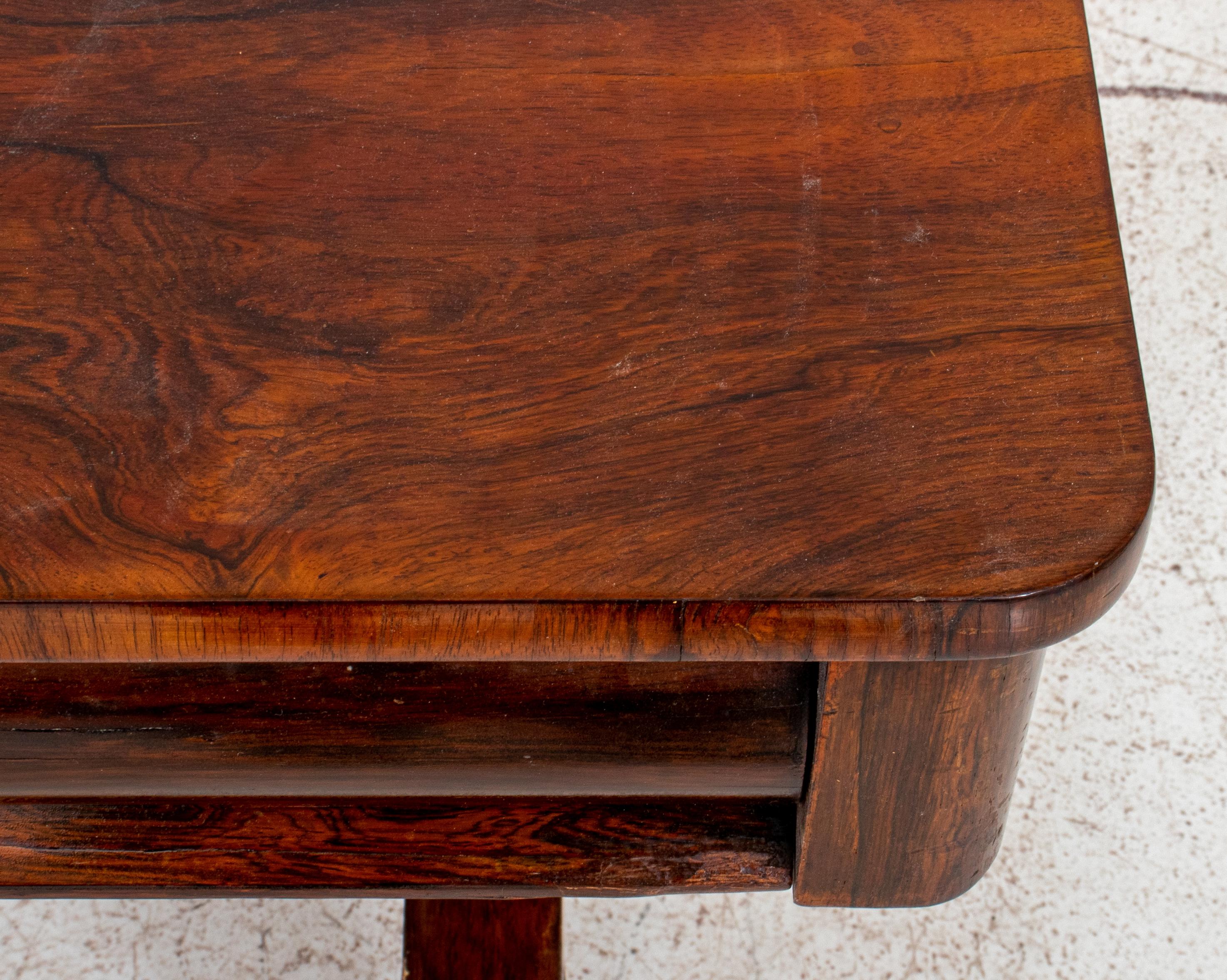 William IV Style Rosewood Library Table 3