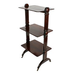 19th Century Mahogany William IV Three-Tier Whatnot