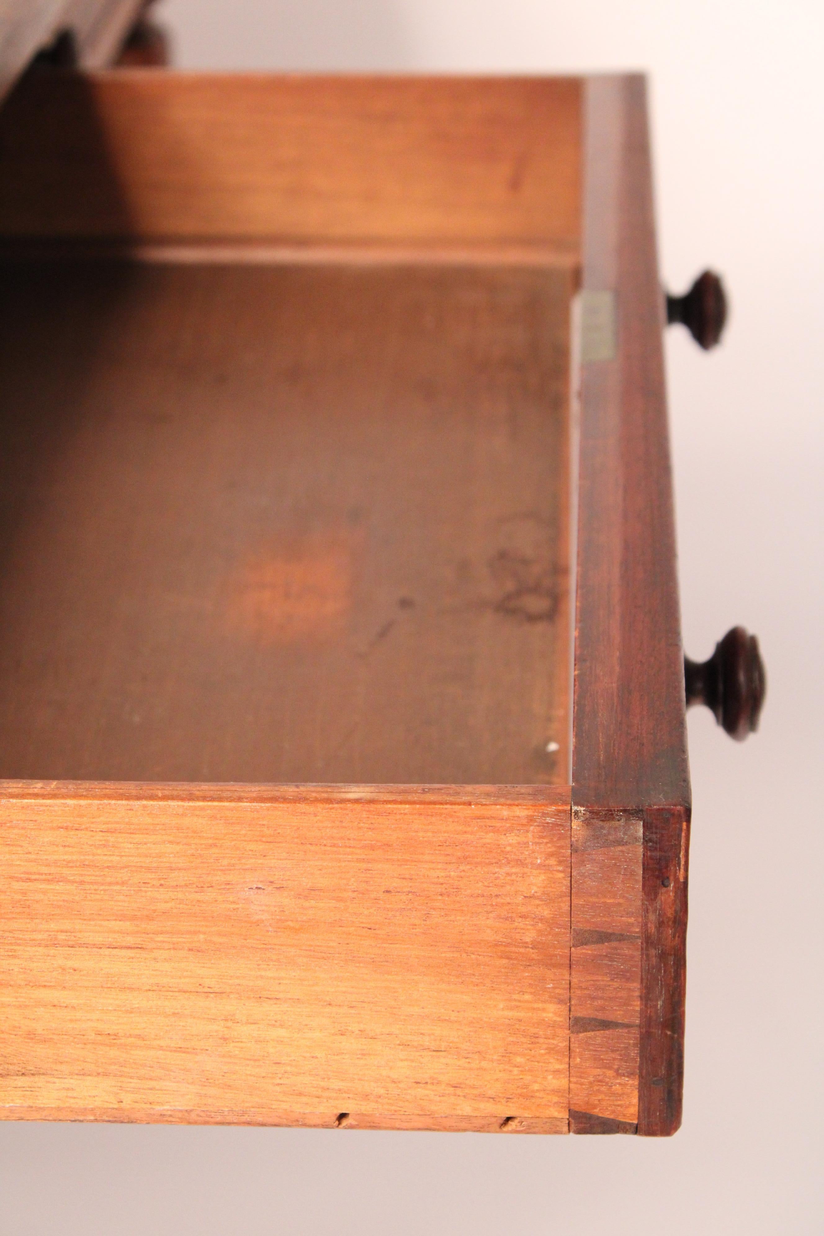 William IV Walnut Writing Table For Sale 8