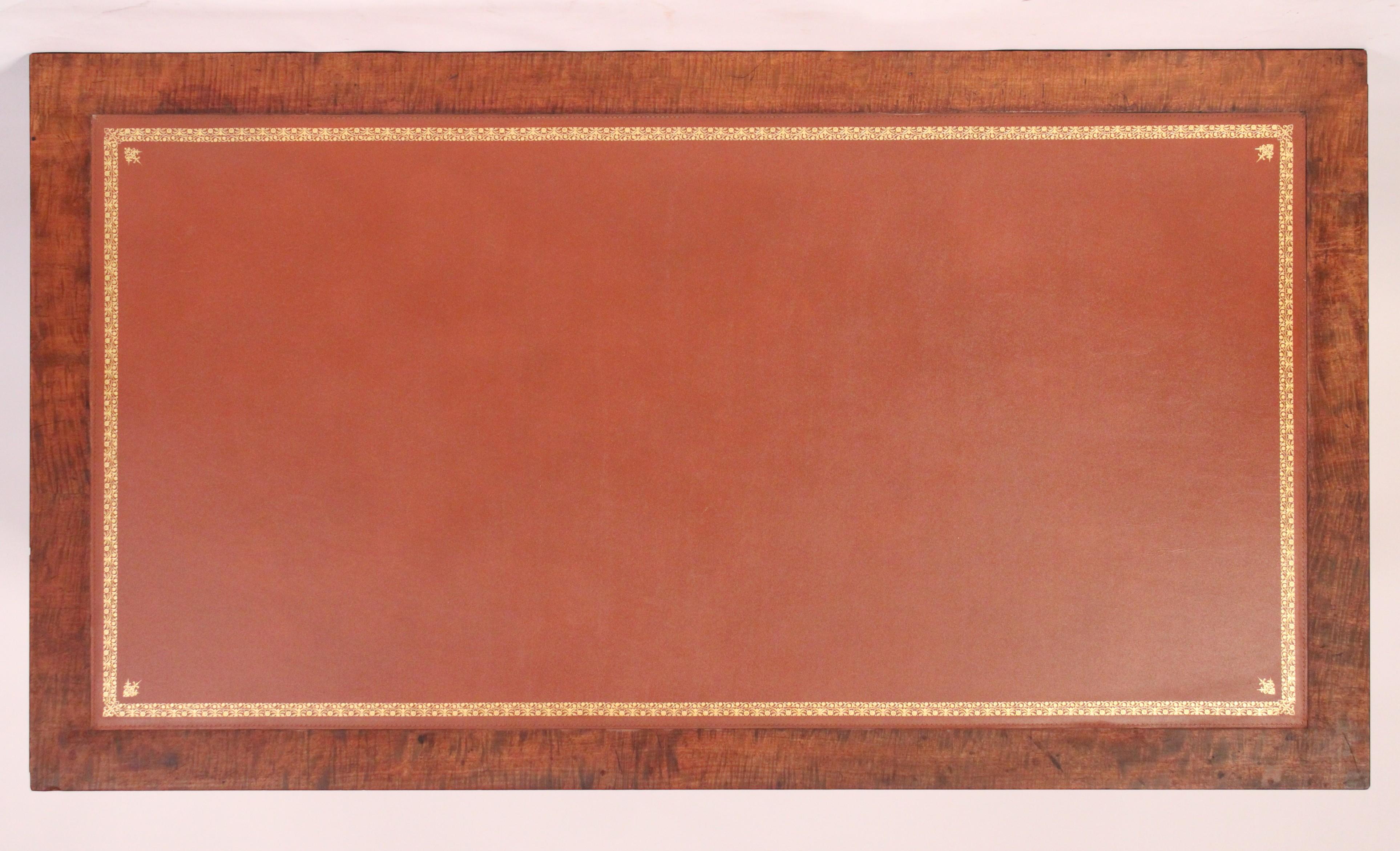 William IV Walnut Writing Table For Sale 1