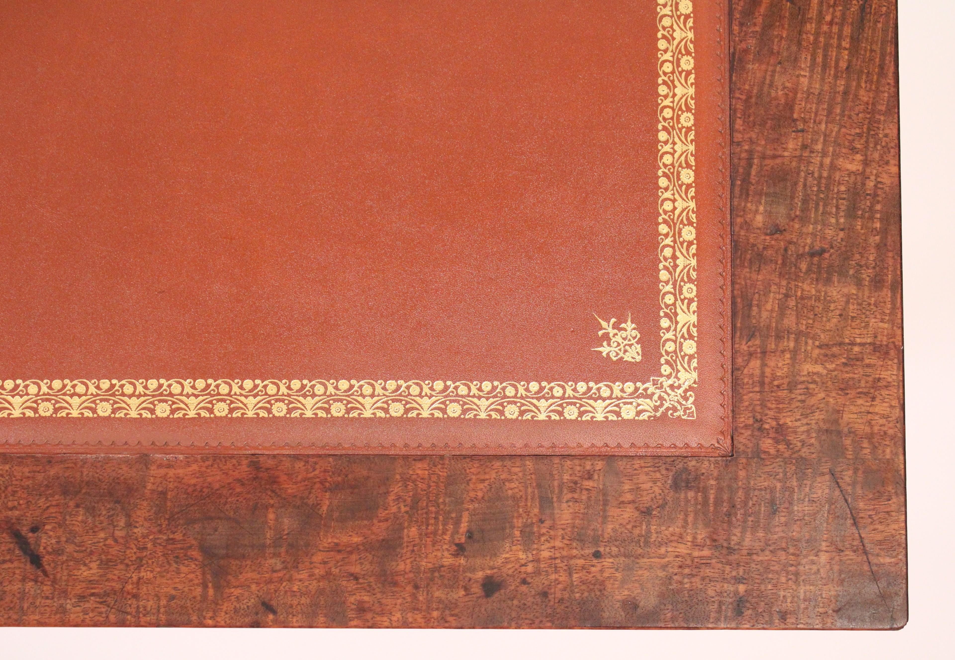 William IV Walnut Writing Table For Sale 2