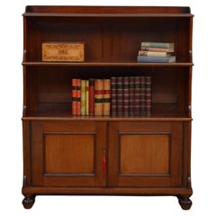 William IV Waterfall Bookcase in Mahogany c1830
