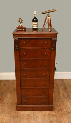 William IV Wellington Chest Mahogany Chests Drawers 1860