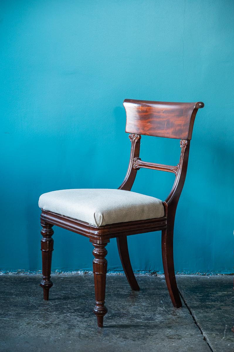 William IV Wood Dining Chairs In Good Condition In Westport, CT