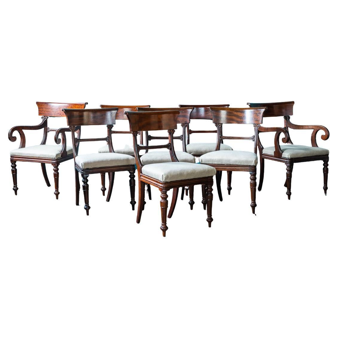 William IV Wood Dining Chairs