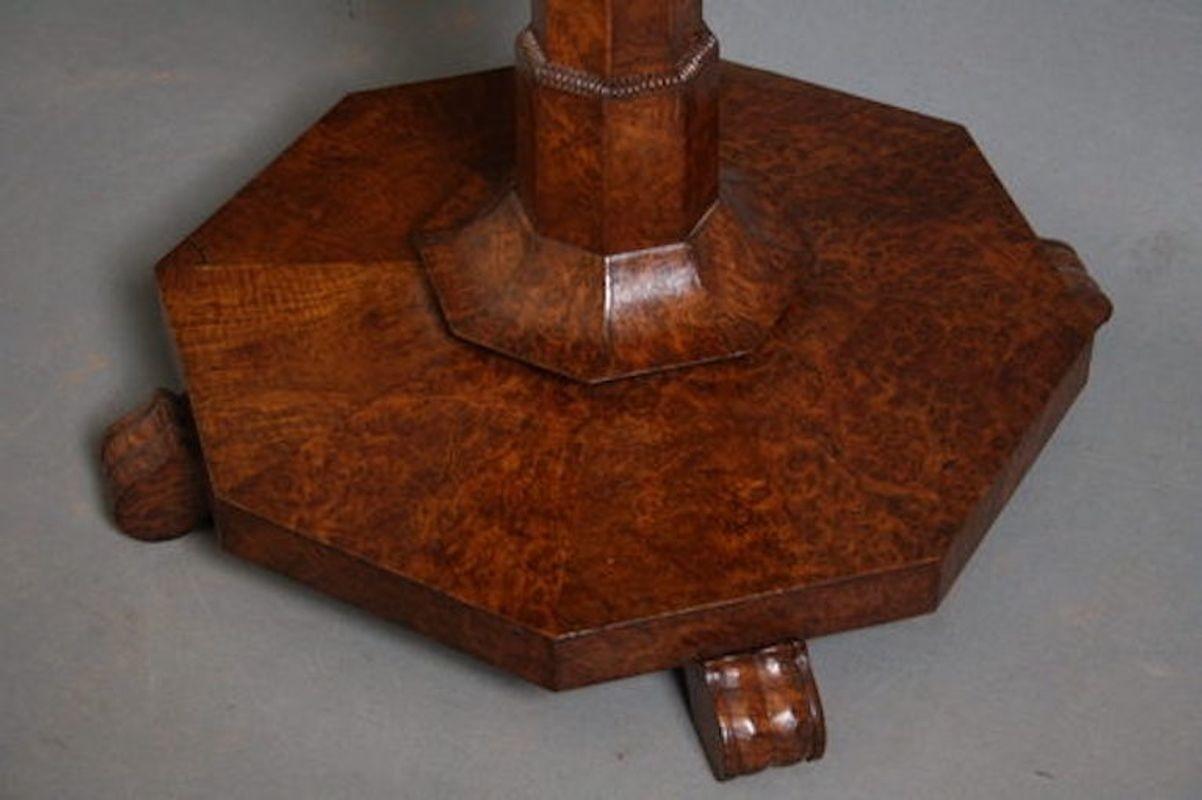 19th Century William IV Work Table, Trumpet Table For Sale