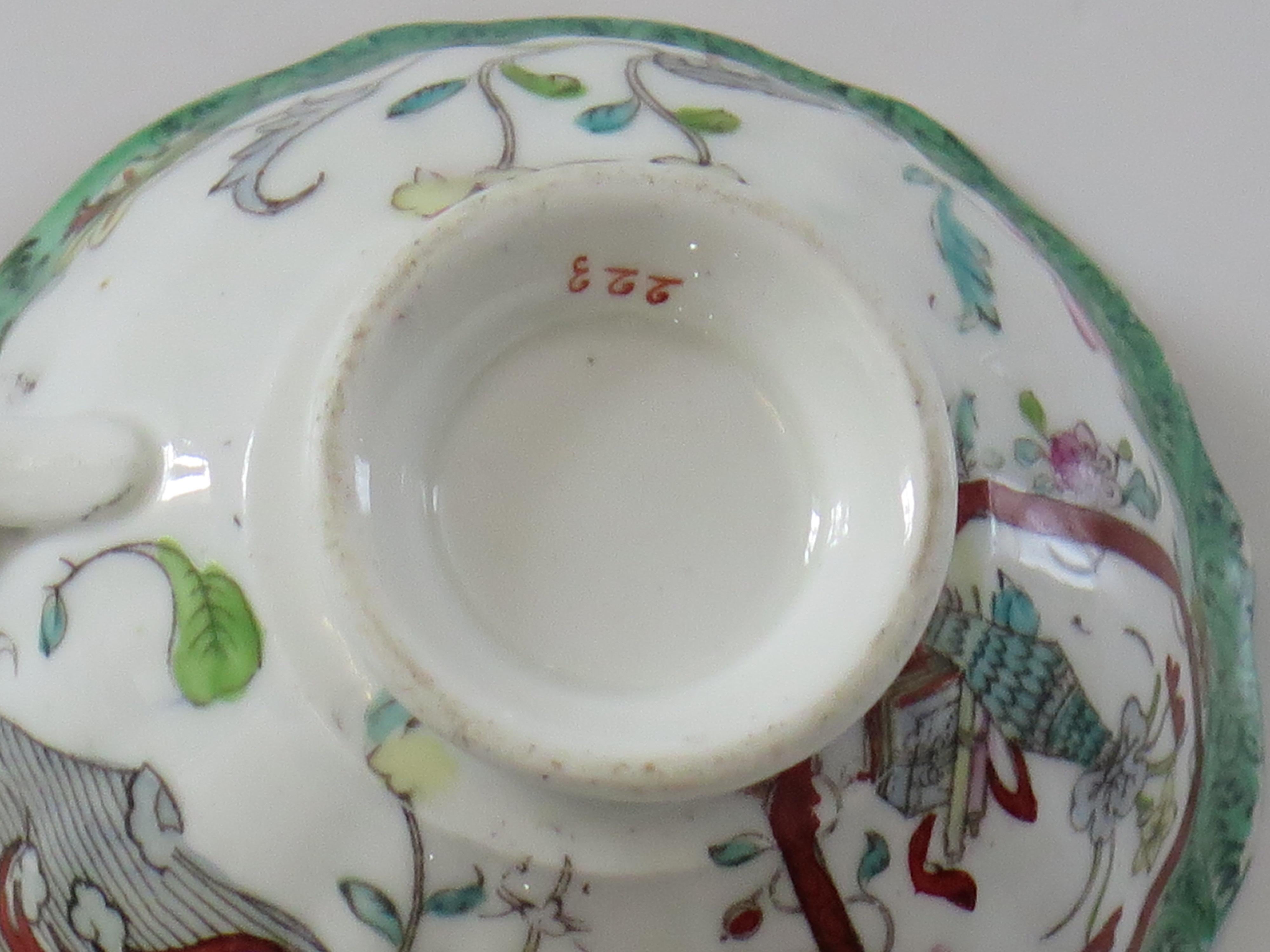 William J. PAIR-(B) of C J Mason's Cups & Saucers Porcelain Ptn 223, A 1830. en vente 6