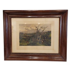 Victorian English engraving “Dead beat”, J. Harris and William J. Shayer