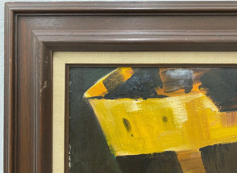 William Jack Laycox Jack Laycox Mid Century "Tug Boats" Oil Painting