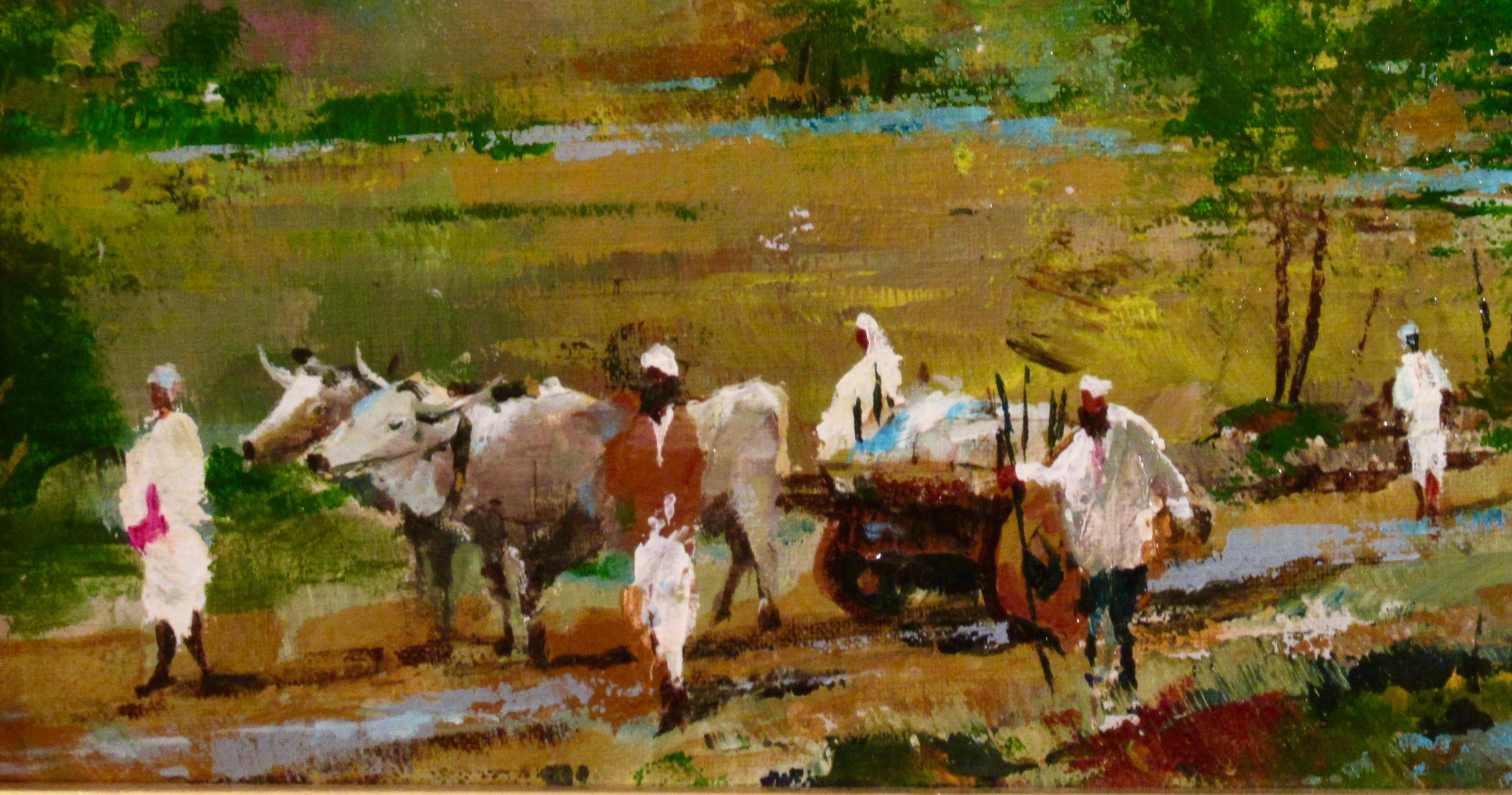 Nordindien, in der Nähe des Himalaya Range (Amerikanischer Impressionismus), Painting, von William Jack Laycox