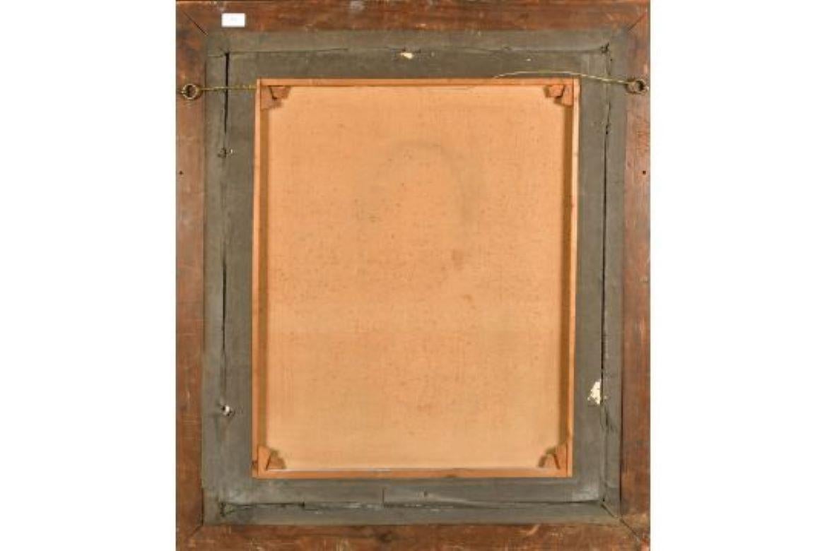 19e siècle Portrait d'une dame, Priscilla Osborn, William Jacob Baer en vente 8