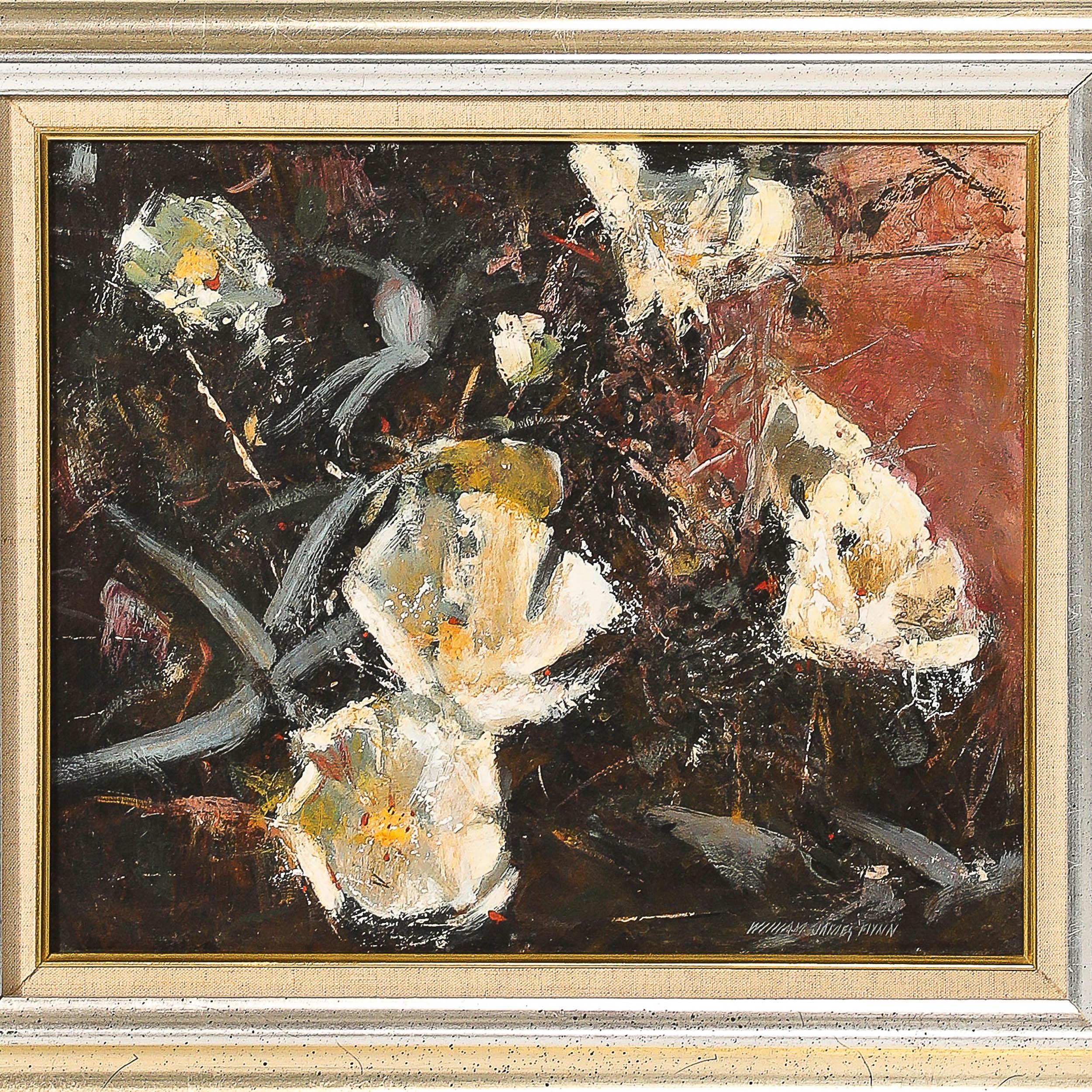 Expressionist Still Life of Flowers 