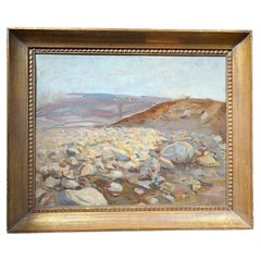 William James Jr. (American 1882-1961) Impressionist Landscape Oil Painting